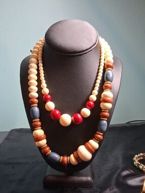 V55. 2 Vintage Necklaces, 16" & 20"